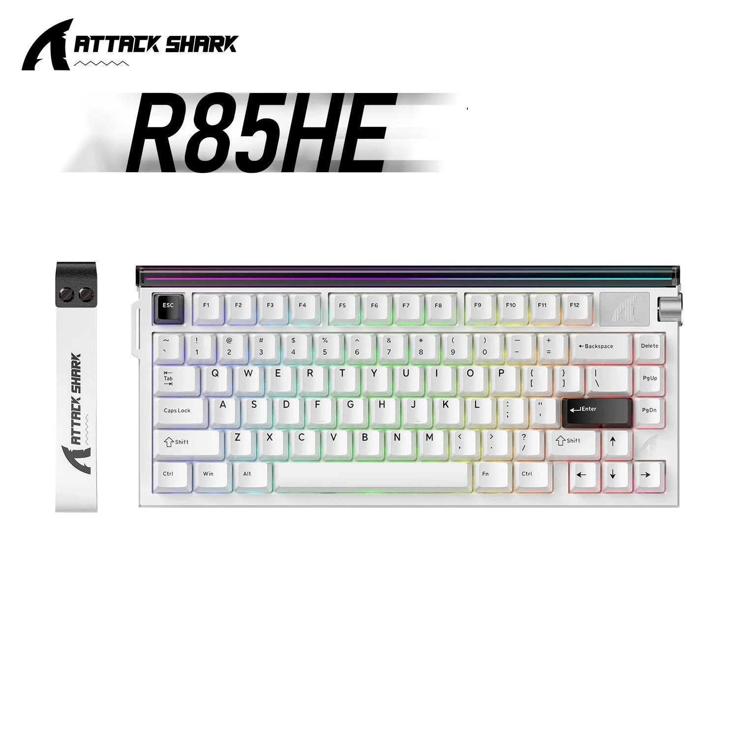 Attack Shark R85HE Magnetic Axis Mechanical Keyboard with Lightbox Wired RGB Gaming Low Latency RT Keyboard-7
