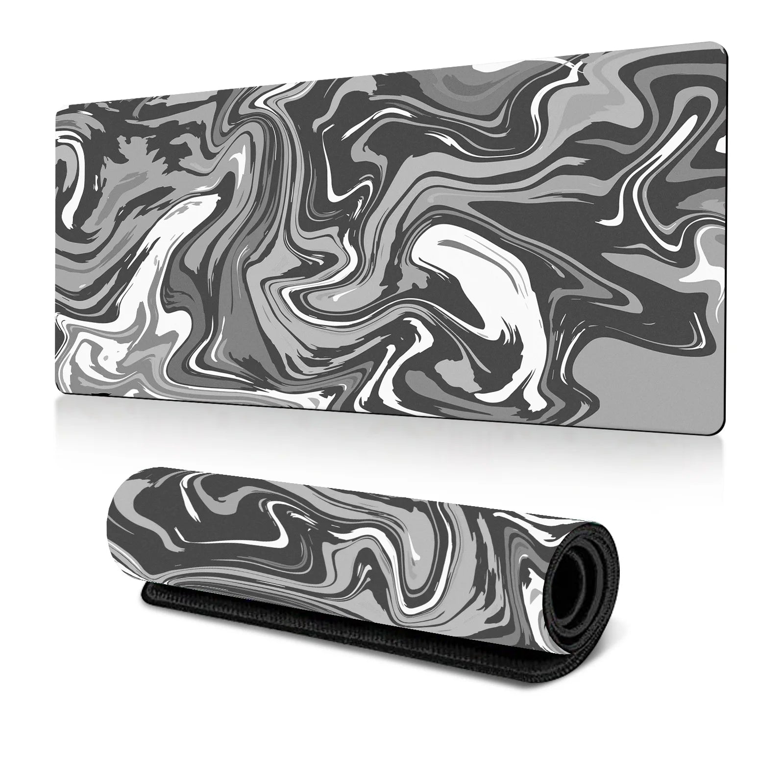Abstract Fluid Mouse Pad Large Thermal Transfer for Laptop Keyboard Office Desk Pad Natural Rubber Big Mouse Pad-4