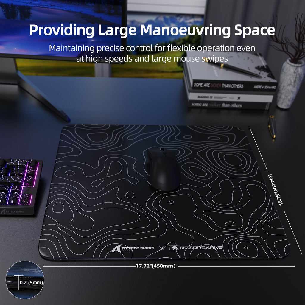 Attack Shark CM05: Tempered Glass Performance Surface