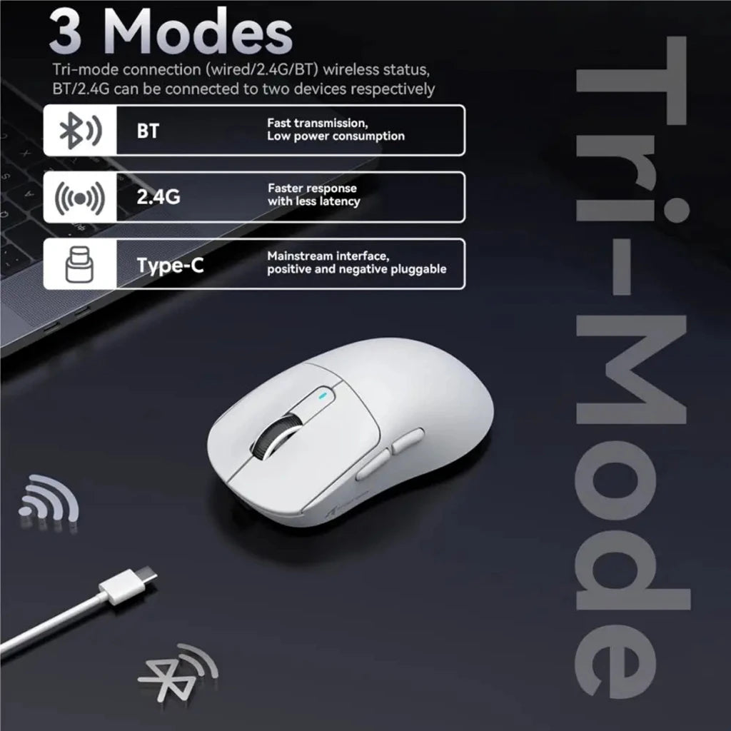 Attack Shark X3PRO 8k Receiver Three-mode Lightweight PAW3395 E-sports Charging Computer Game Wireless Mouse-4