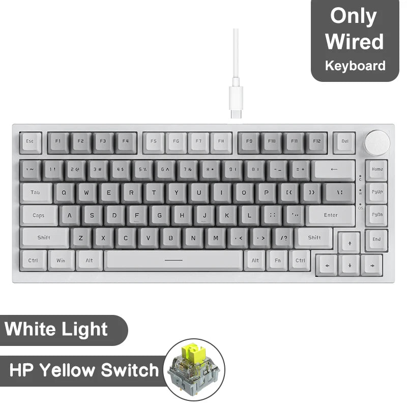 Ajazz AK820 Pro: 75% Mechanical Keyboard with TFT Smart Display