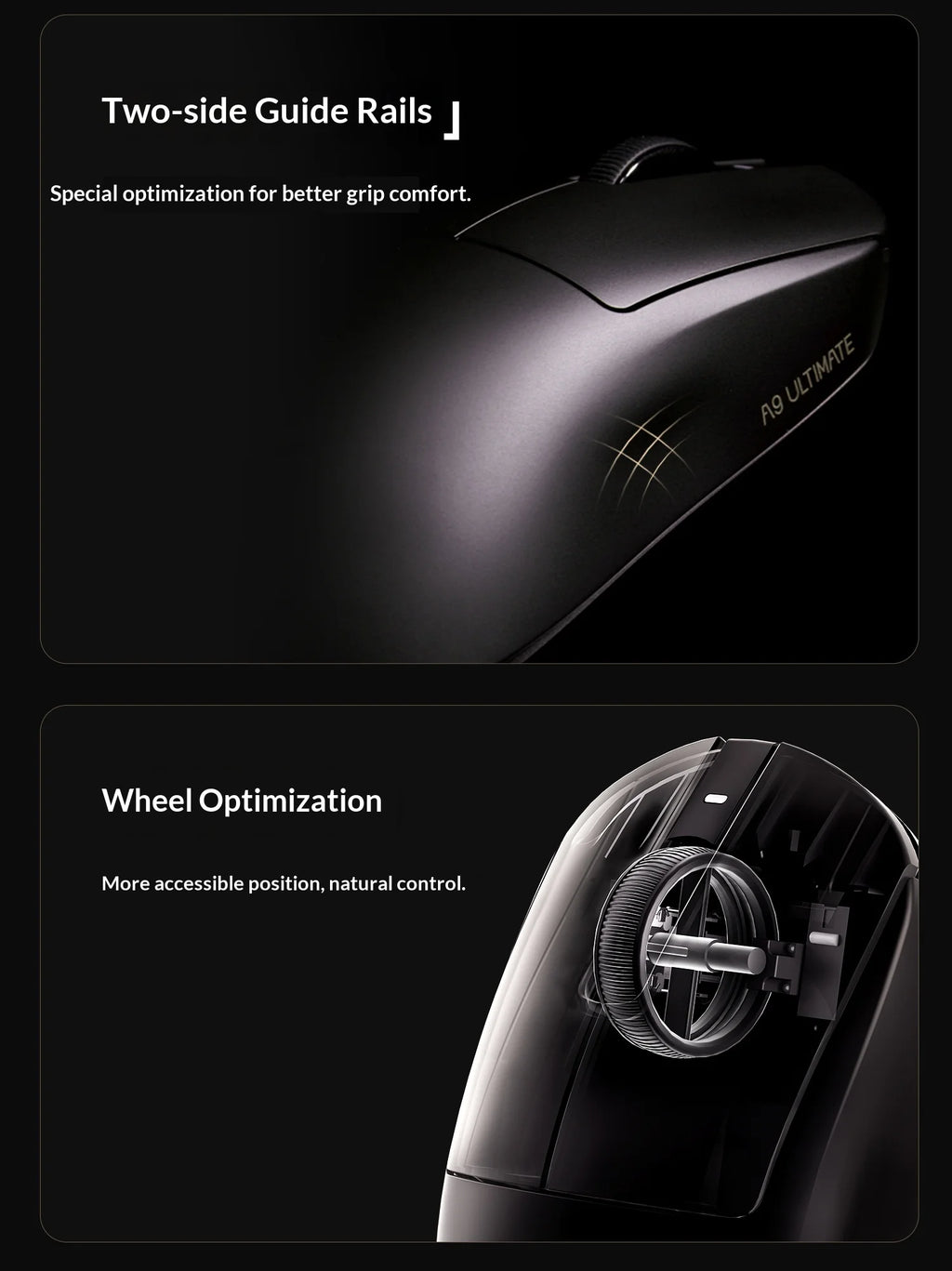 ATK Dragonfly A9 Ultimate: PAW3950 Ultra 8K Wireless Mouse