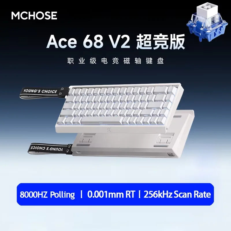 MCHOSE Ace 68 Keyboard: Hall Effect Magnetic Edition