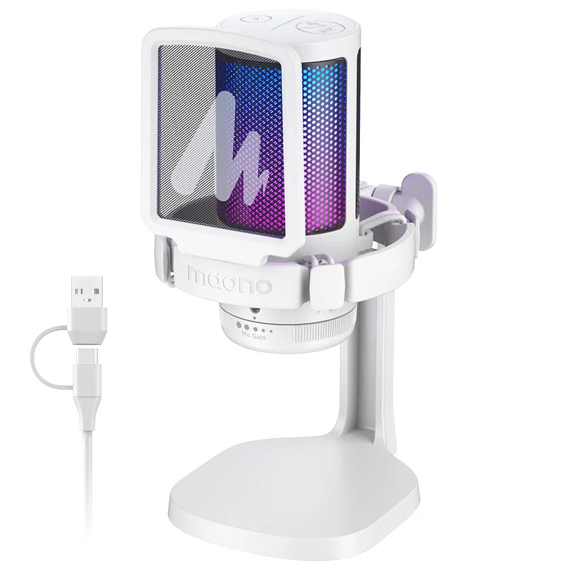 Maono DGM20 Series – Intelligent USB Gaming Mic with Noise Cancellation