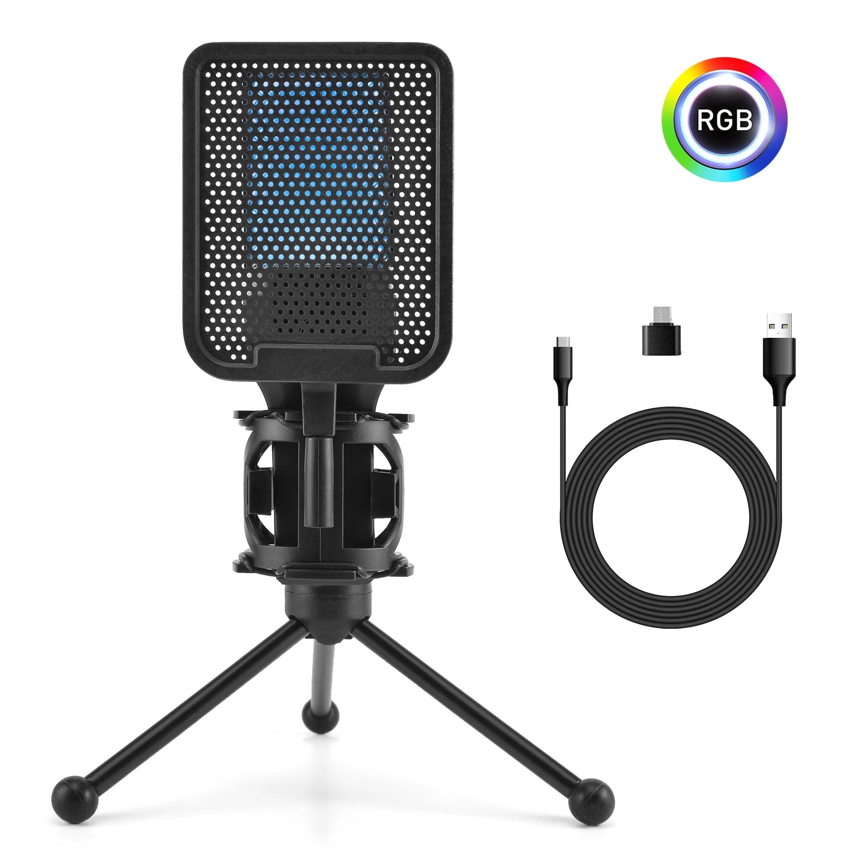 Microphone Titan USB: Professional RGB Streaming Kit