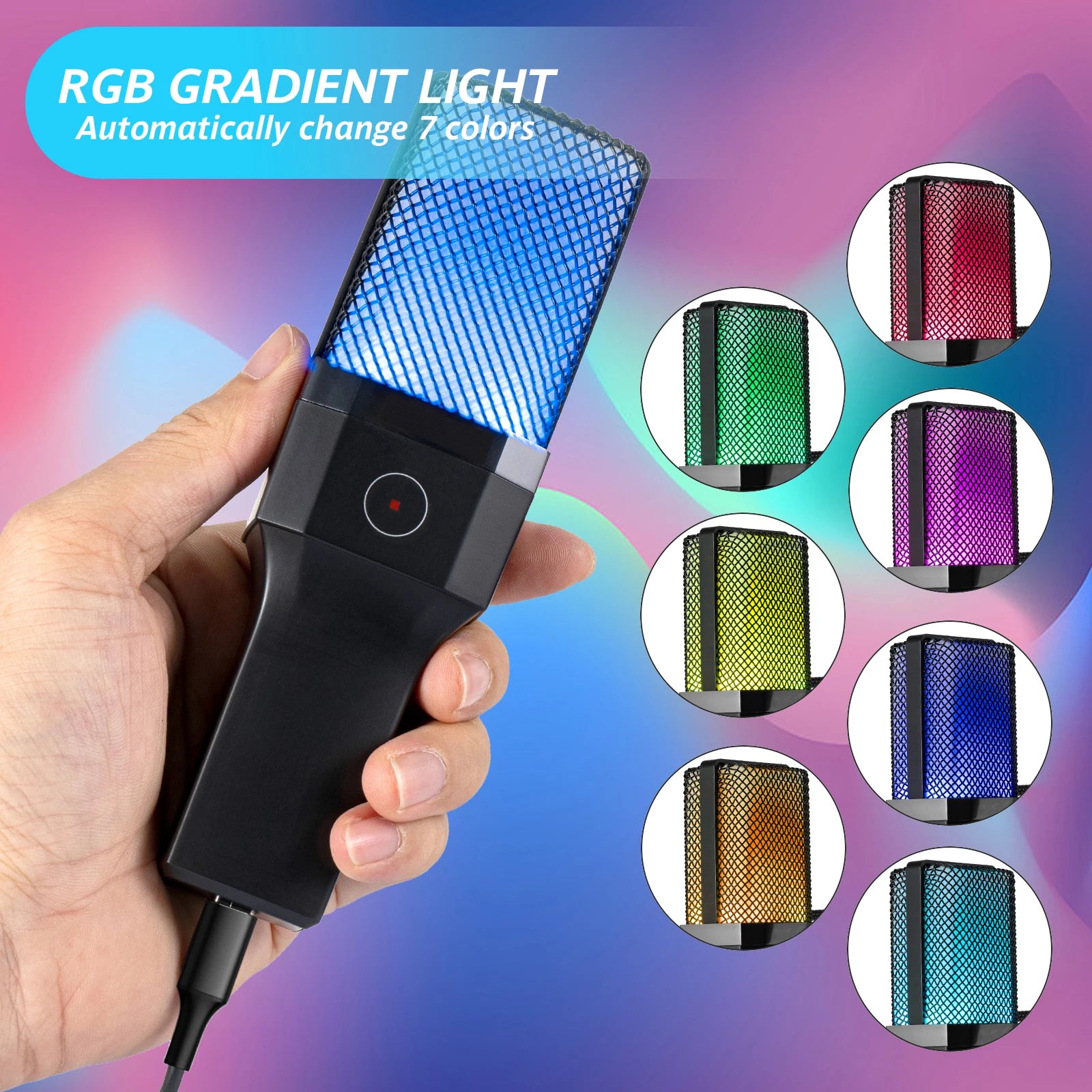 Microphone Titan USB: Professional RGB Streaming Kit