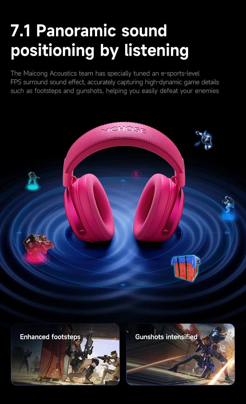 MCHOSE X9 E-sports Edition: 7.1 Surround Sound & Pro Noise Reduction