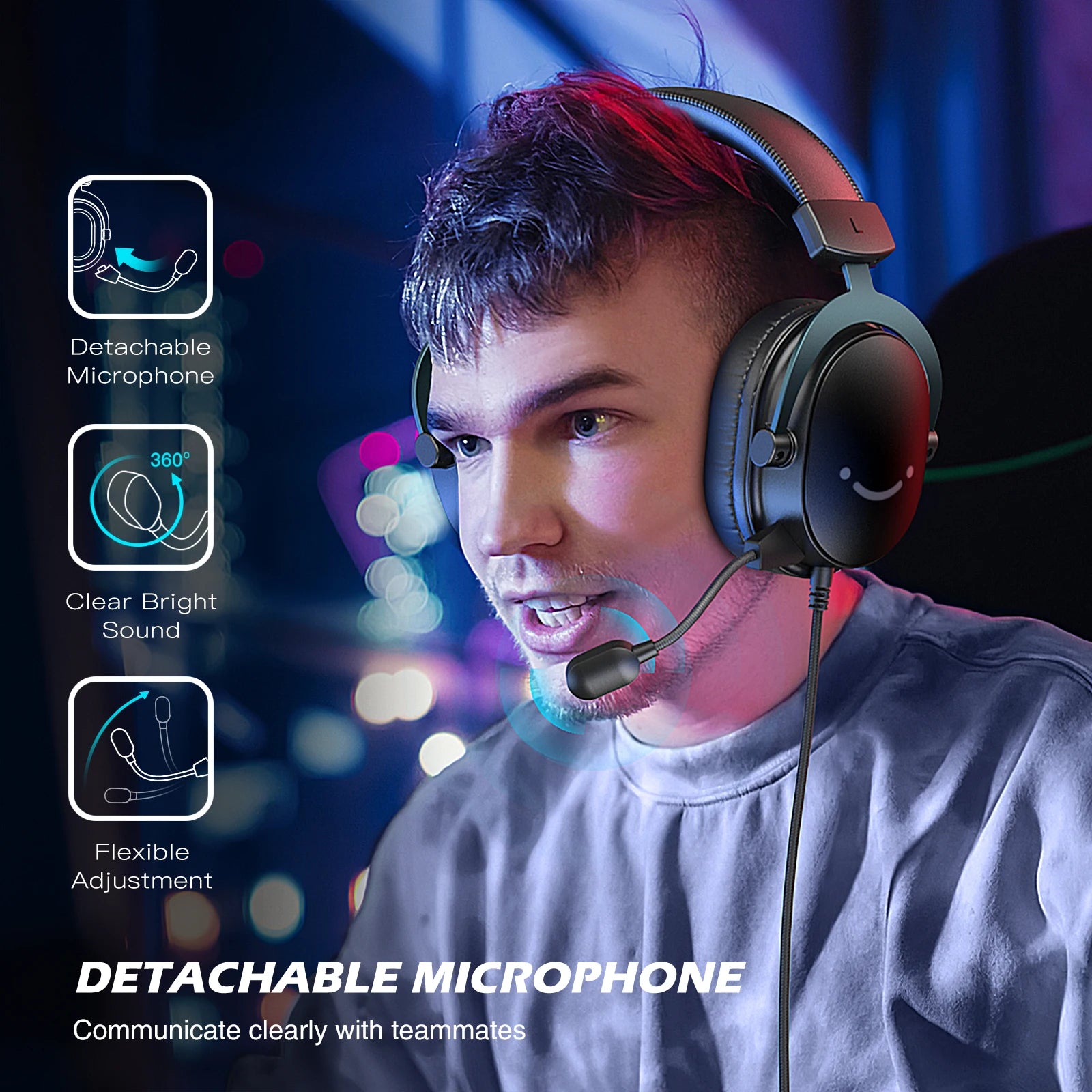 FIFINE H9 Professional Series | 7.1 Audio Headset with External Control Box