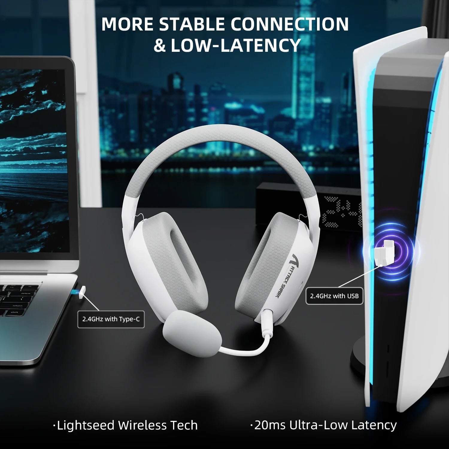 ATTACK SHARK L80 PRO – Professional 3-Mode Wireless Series | Ultra-Light Design