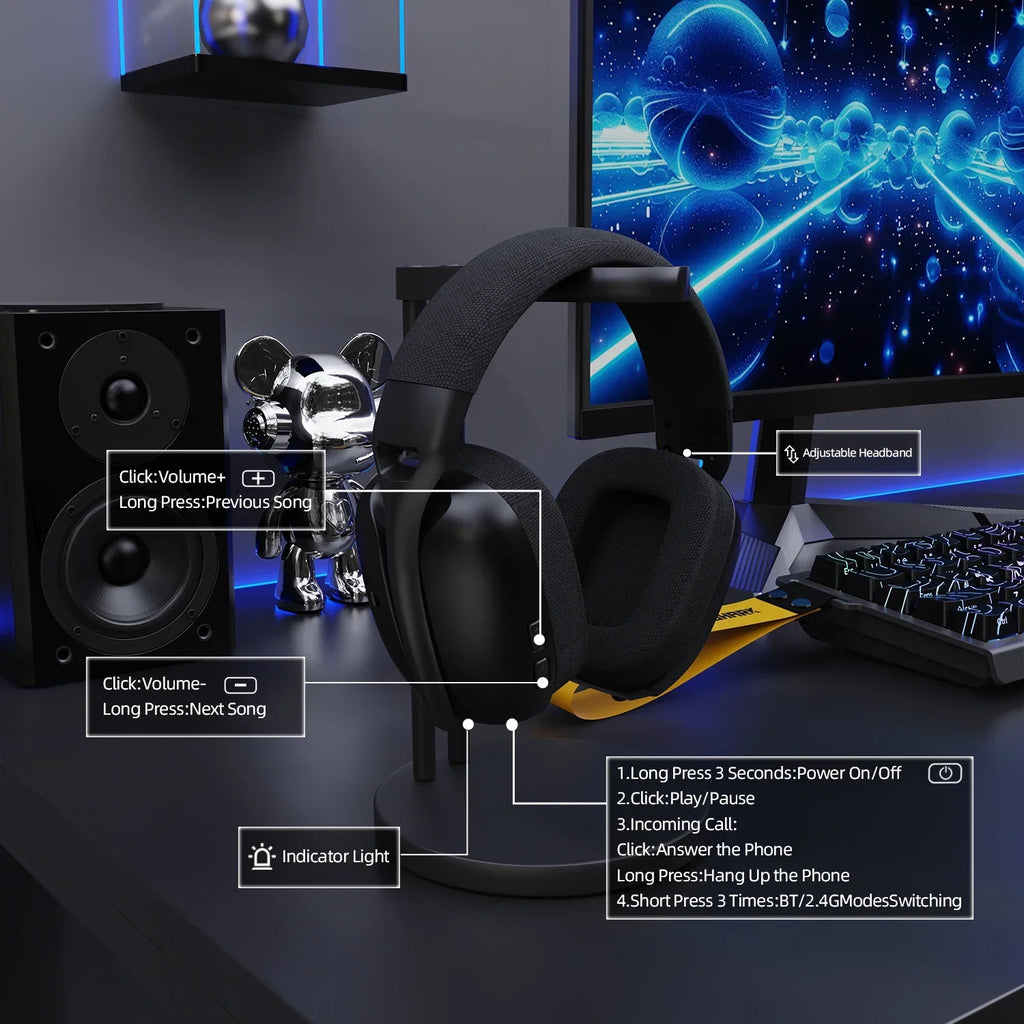ATTACK SHARK L80 PRO – Professional 3-Mode Wireless Series | Ultra-Light Design