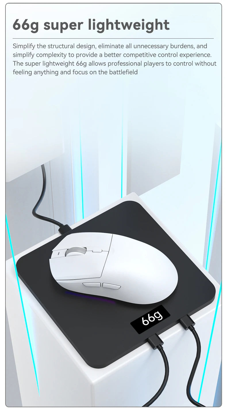 AJ139 V2 Performance: Superlight Wireless Gaming Mouse (12K DPI)