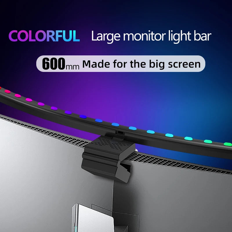 Lumina Pro: Dual-Source Monitor Light Bar with RGB Backlight