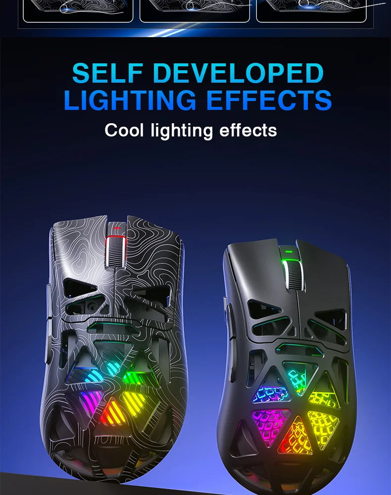 AULA SC620 – Mouse Gamer Wireless | Fire Button & RGB Lighting Effects