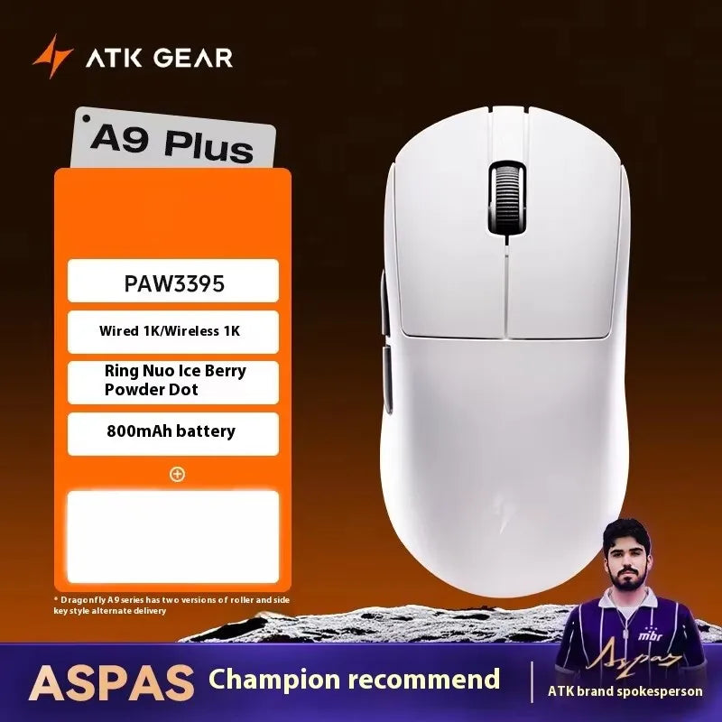 ATK Dragonfly A9 Ultimate: PAW3950 Ultra 8K Wireless Mouse