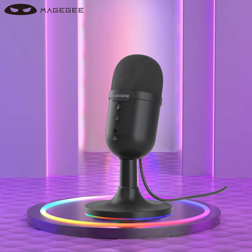 MageGee Professional USB Condenser Mic | Intelligent Noise Reduction Series