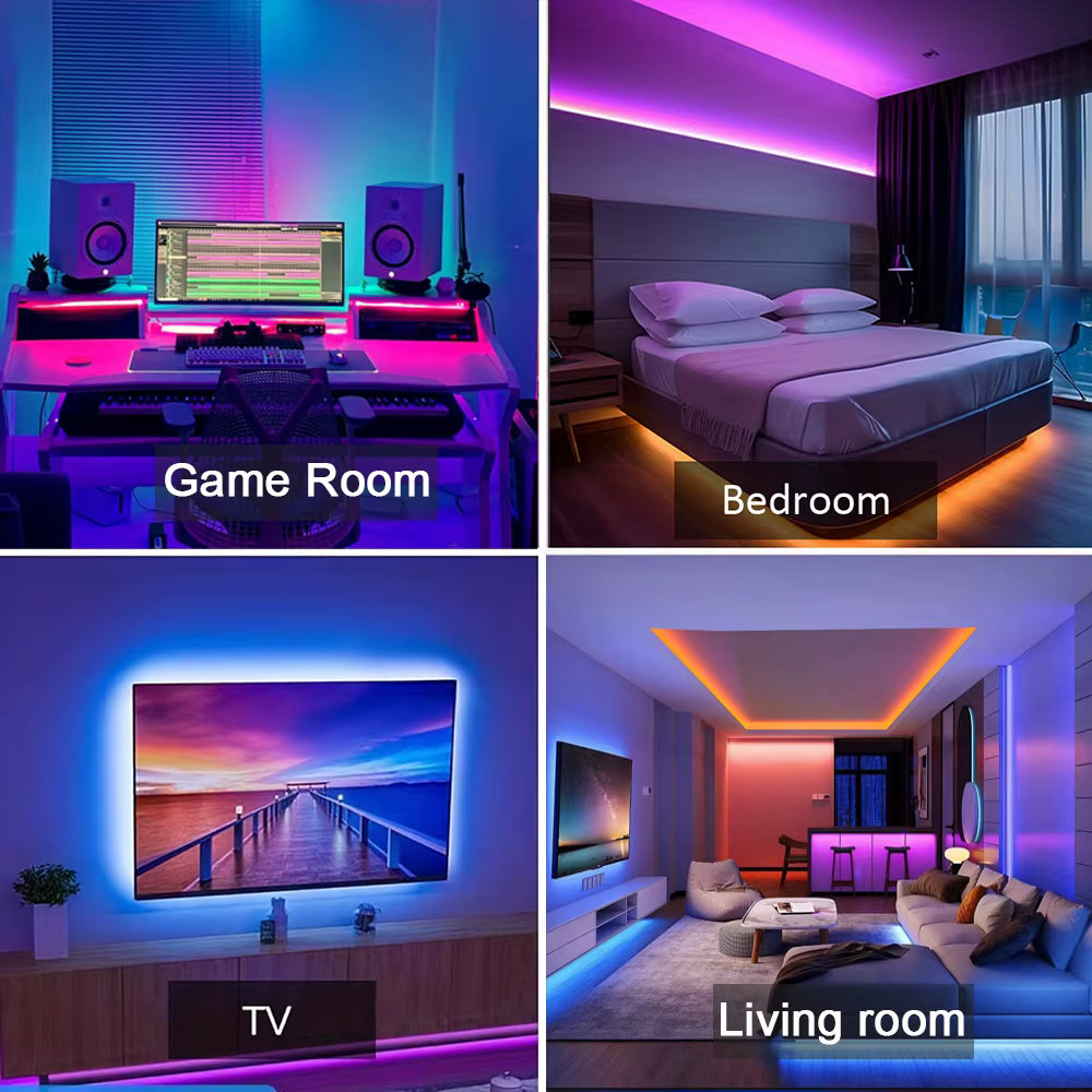 Smart LED Aura: Fita RGB com Controle via Aplicativo
