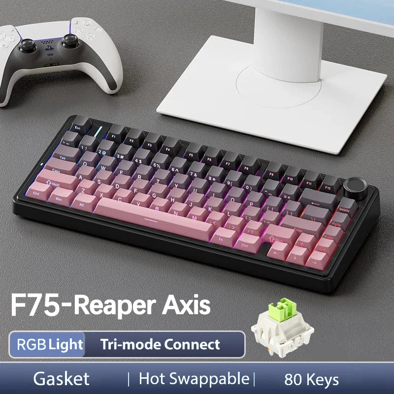 Aula F75 Pro Keyboard: Tri-Mode Gasket Mechanical Edition