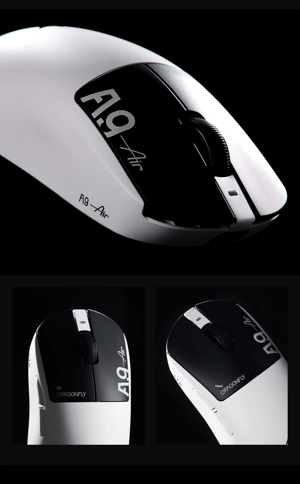 ATK Dragonfly A9 Ultimate: PAW3950 Ultra 8K Wireless Mouse