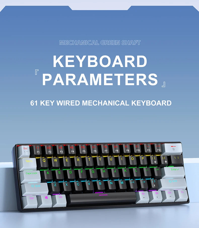 Pulse 60 Keyboard: Mechanical RGB Gaming Edition
