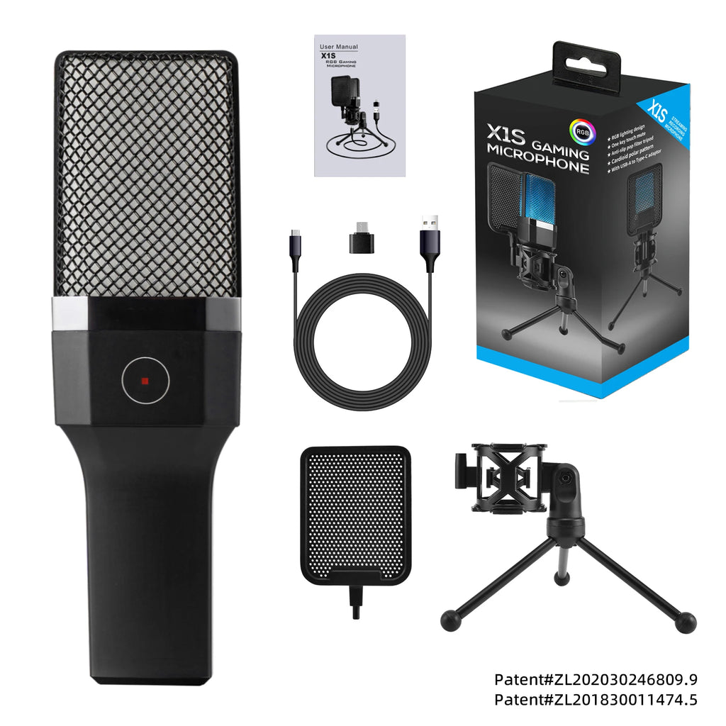 Microphone Titan USB: Professional RGB Streaming Kit