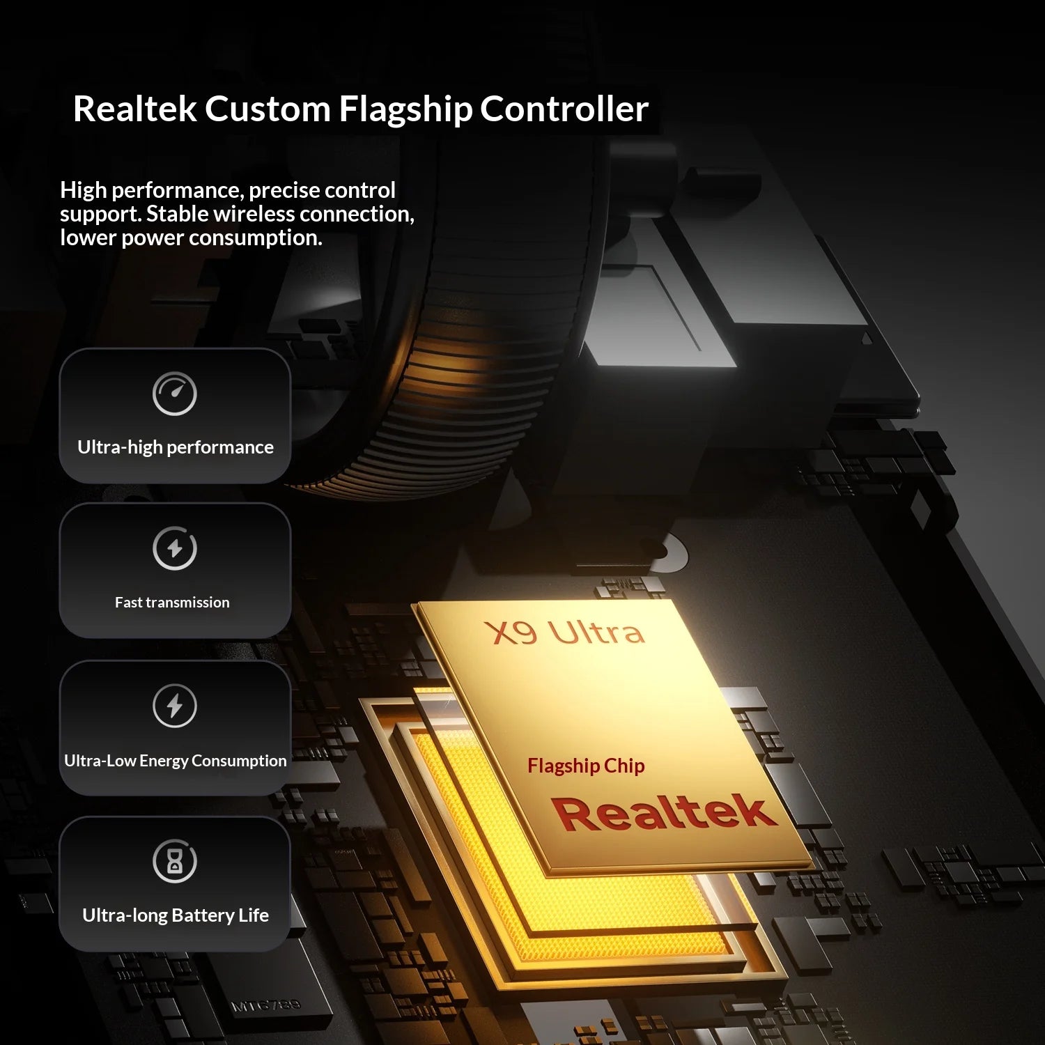 AULA X9 Max Ultra | PAW3950 Sensor & Dual 8KHz Wireless Gaming Mouse