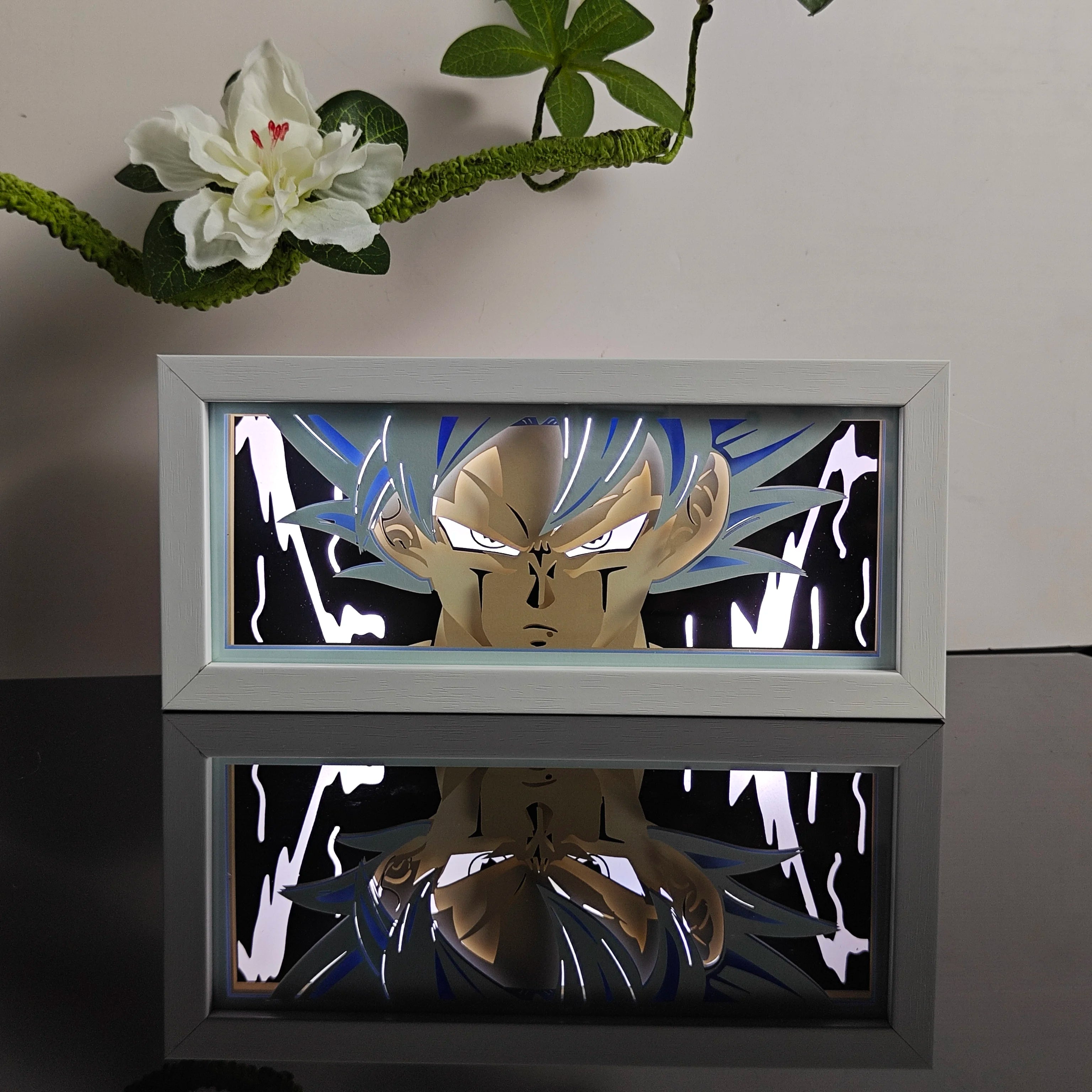 3D Anime Paper-Cut Shadow Lamp | Multi-Color Remote Night Light