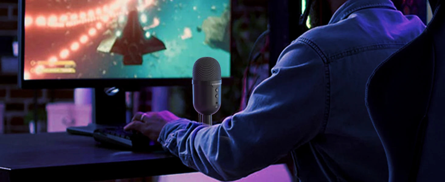 MageGee Professional USB Condenser Mic | Intelligent Noise Reduction Series