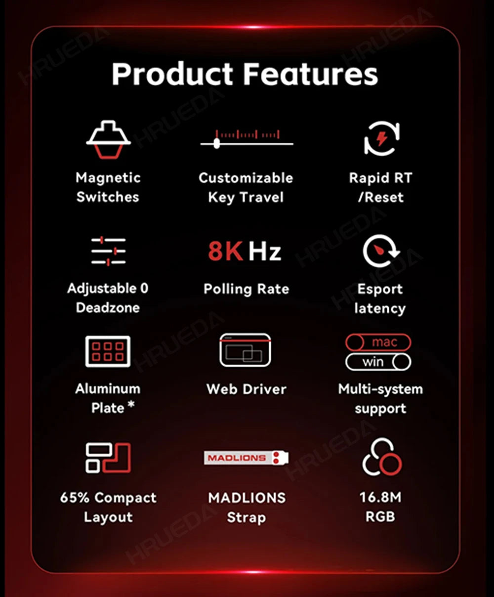 Mad 60HE Keyboard: 8K Hall Effect Magnetic Edition
