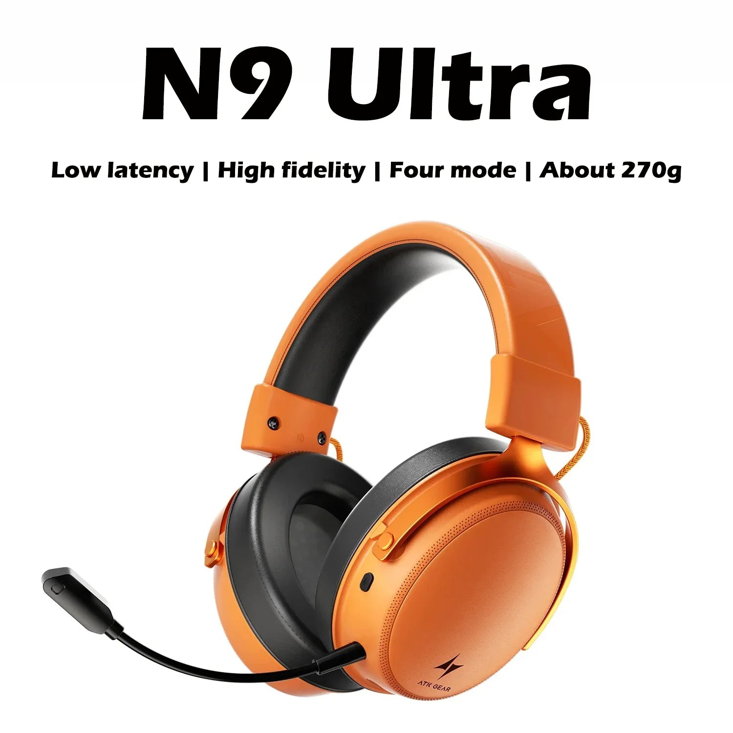 ATK N9 Pro/Ultra E-sports Edition: Low Latency 2.4GHz Wireless Headphone