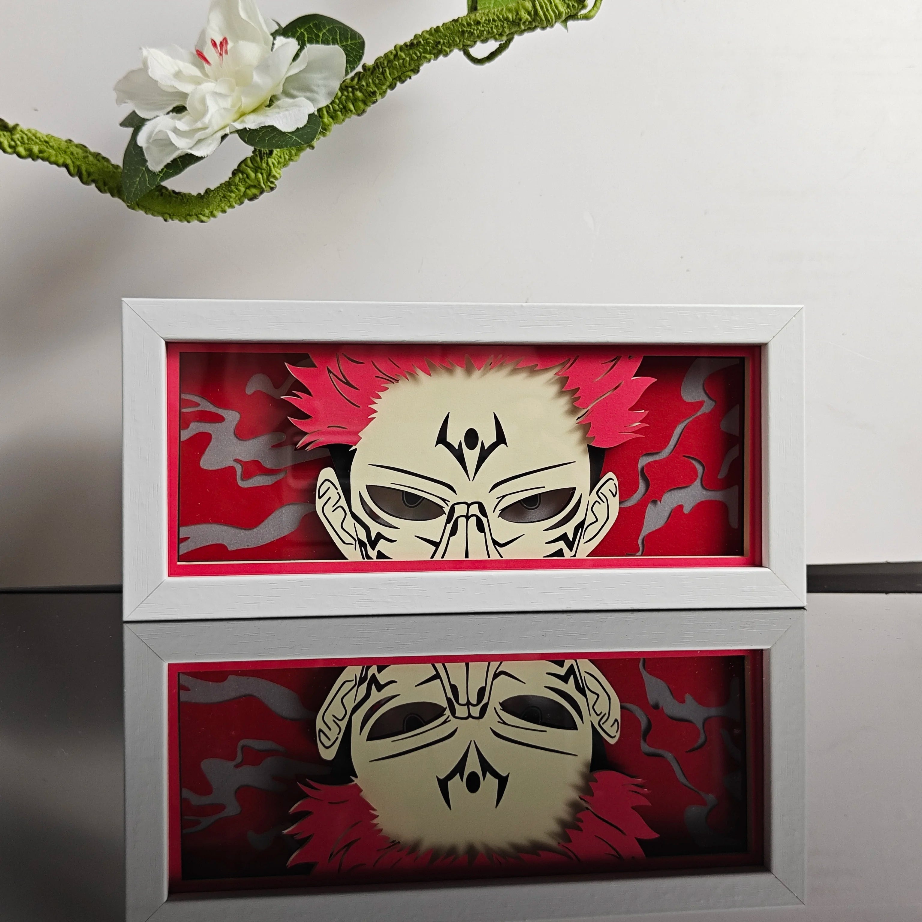 3D Anime Paper-Cut Shadow Lamp | Multi-Color Remote Night Light