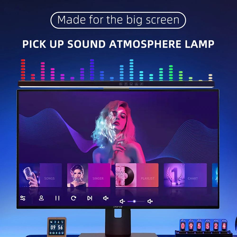 Lumina Pro: Dual-Source Monitor Light Bar with RGB Backlight