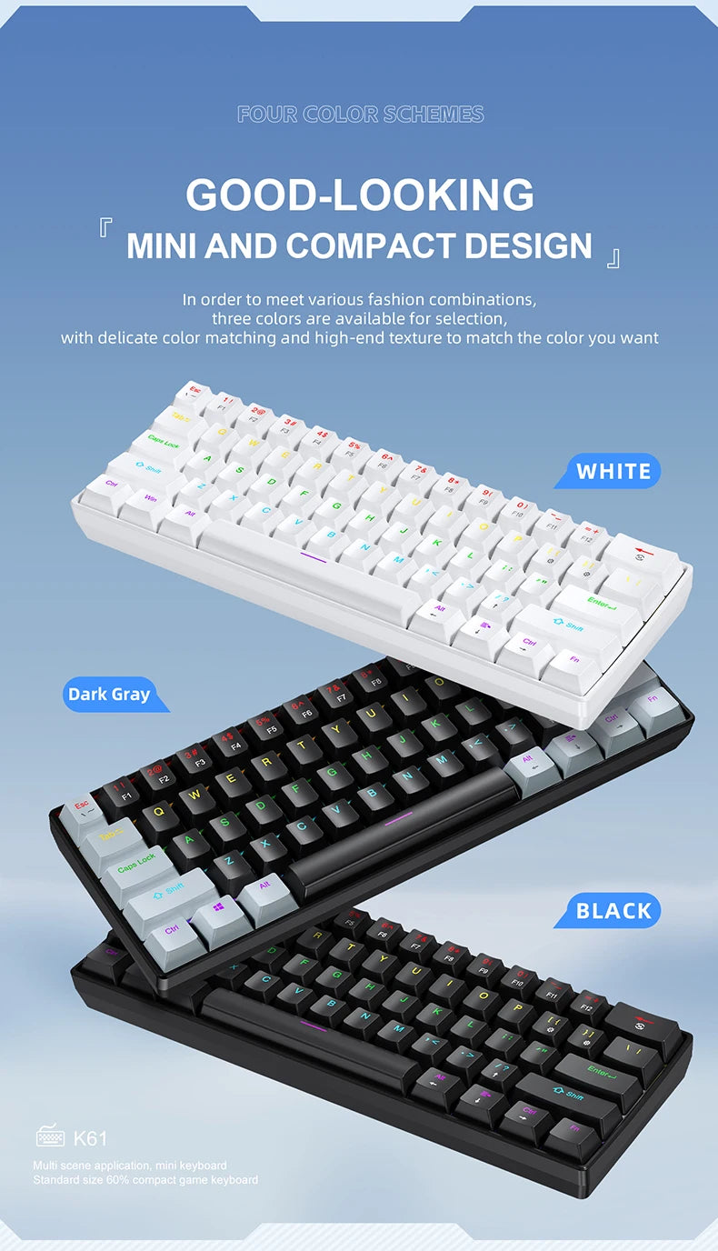 Pulse 60 Keyboard: Mechanical RGB Gaming Edition