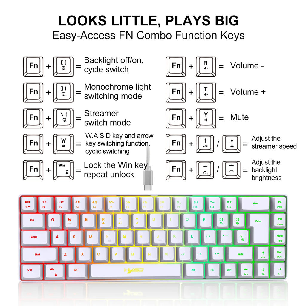 Keyboard 65: Compact RGB Gaming Edition