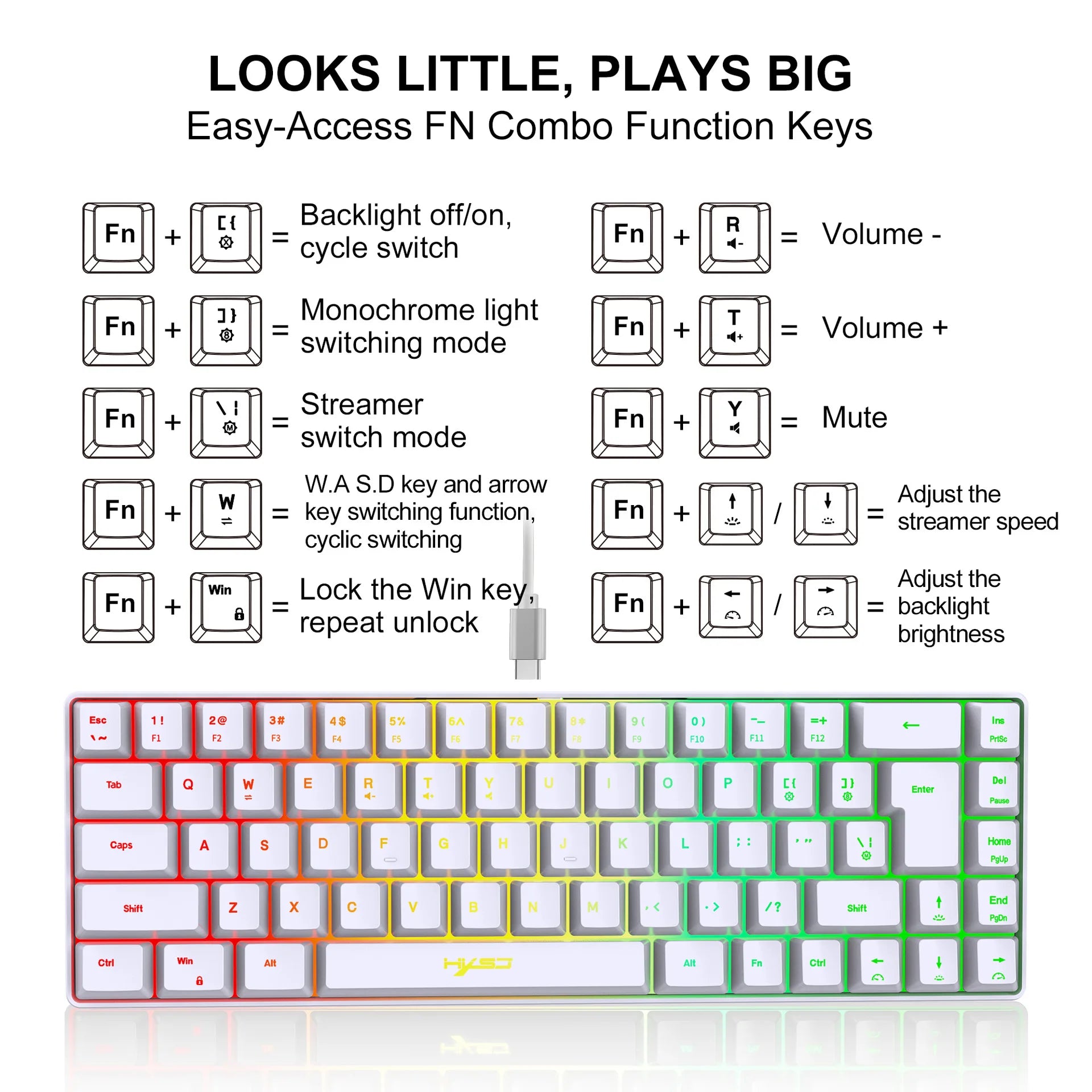 Keyboard 65: Compact RGB Gaming Edition