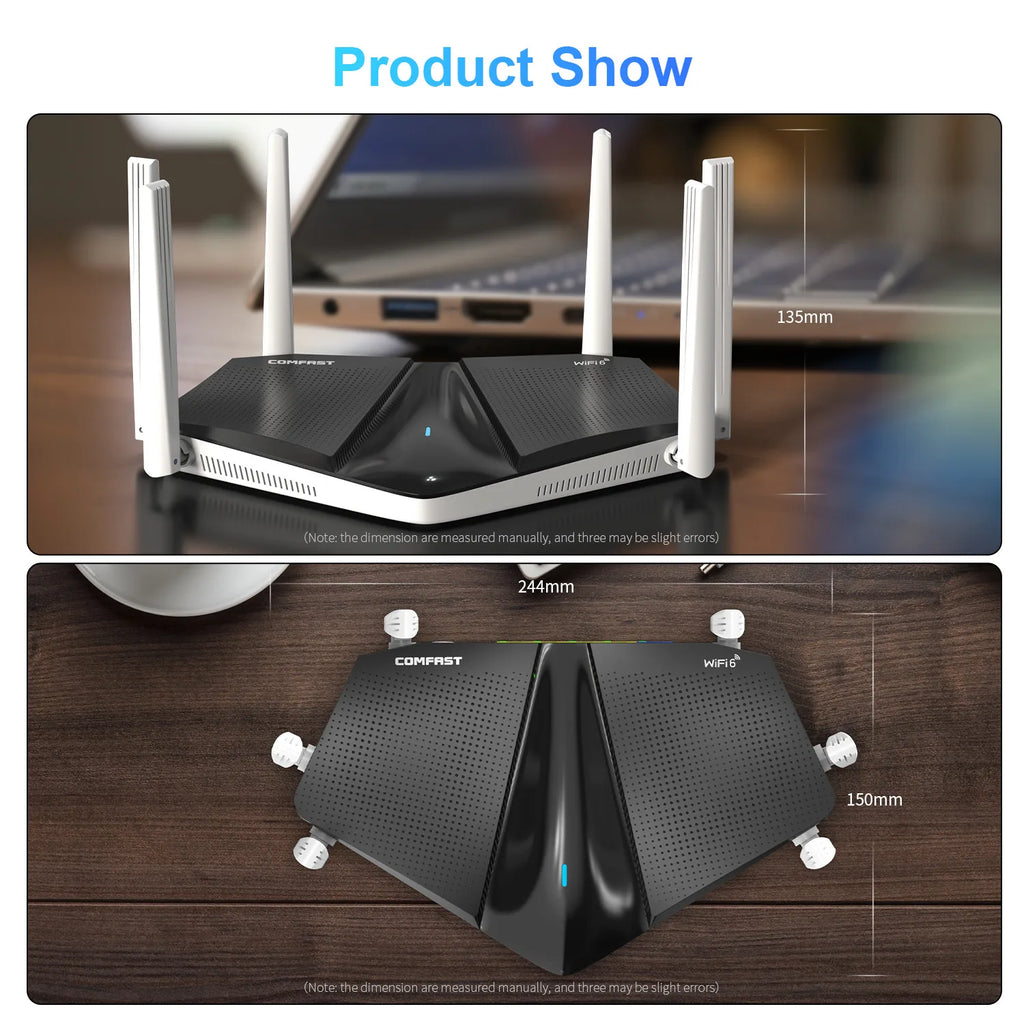 Comfast AX3000: WiFi 6 Mesh Router with WPA3 Security
