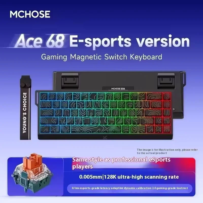 MCHOSE Ace 68 Keyboard: Hall Effect Magnetic Edition