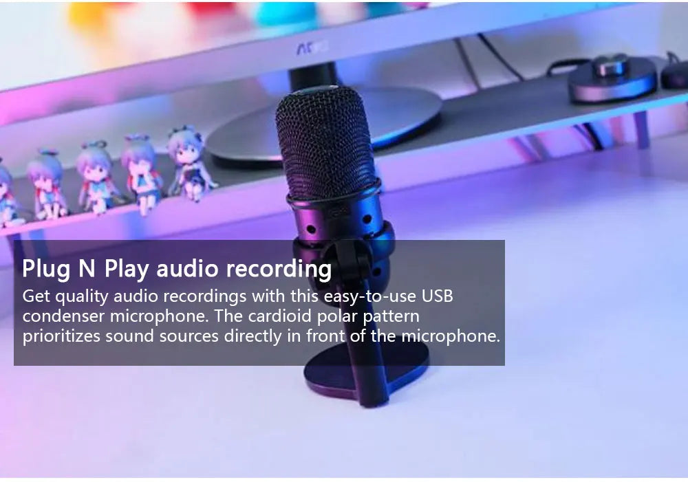 HyperX SoloCast | USB Condenser Gaming Microphone with Tap-to-Mute