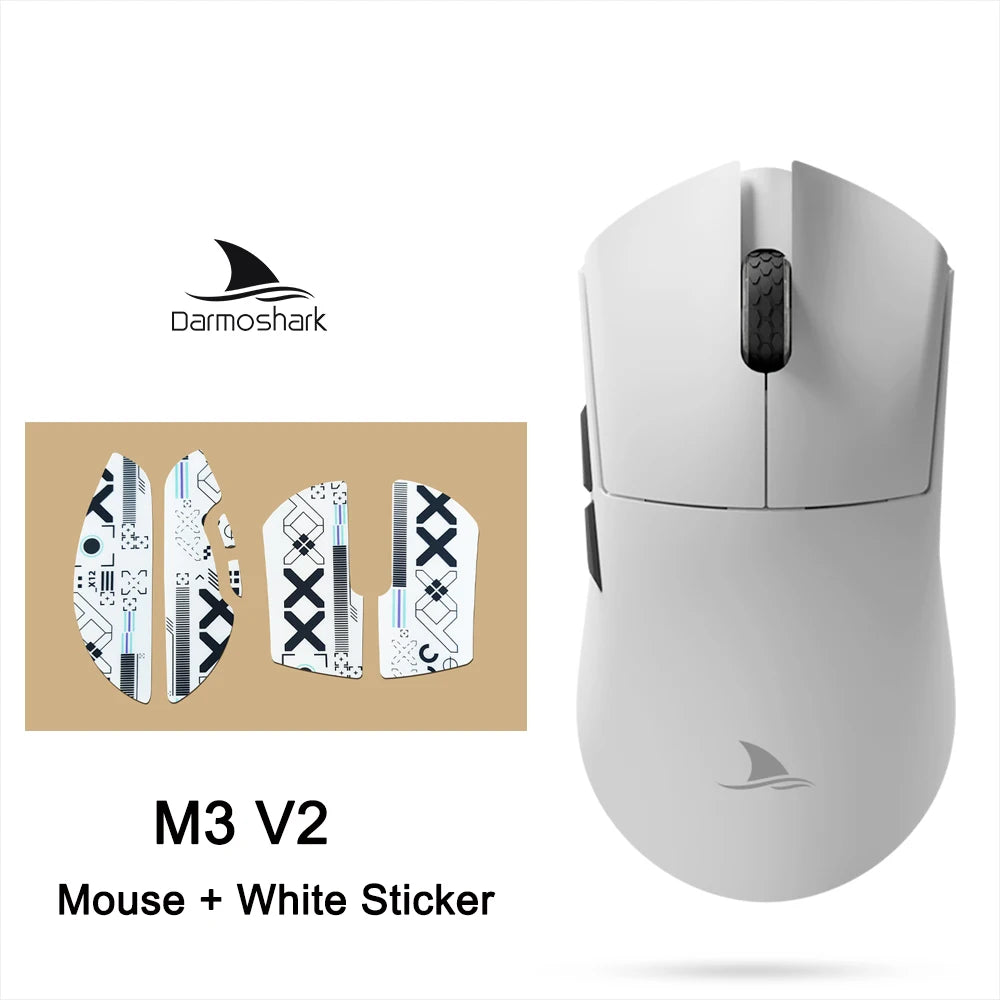 Darmoshark M3 V2 Double 8K: PAW3395 Sensor | 26K DPI Tri-Mode Mouse