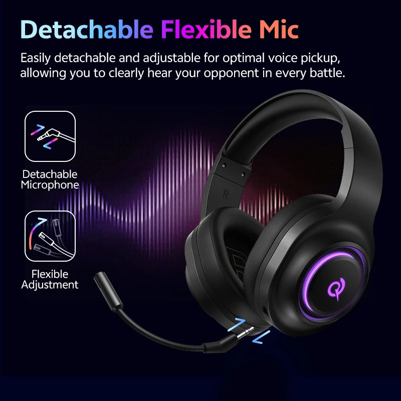 QCY Heroad V200 – Professional Bluetooth 6.0 Gaming Headset | 7.1 Series