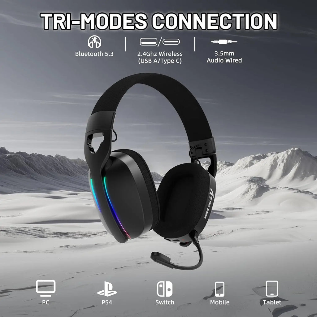 ATTACK SHARK L90 – Professional 7.2 Wireless Headset | Ultra-Light Series