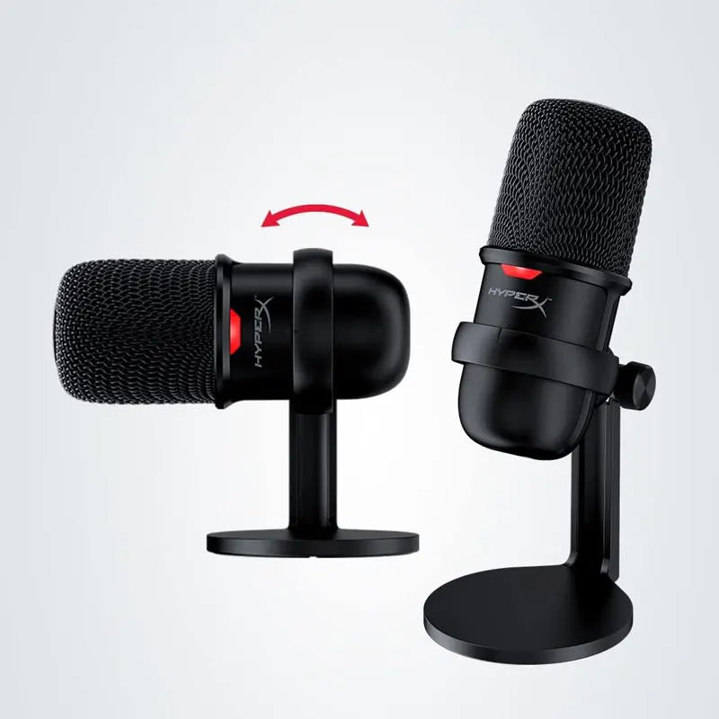 HyperX SoloCast | USB Condenser Gaming Microphone with Tap-to-Mute