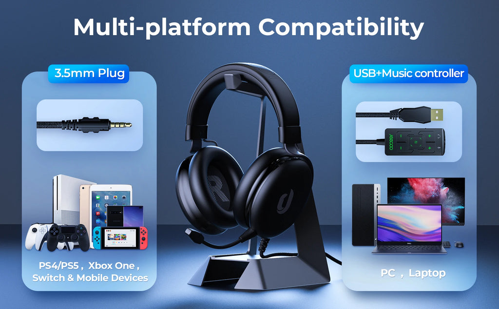 Pro-Elite 7.1 Surround Sound Gaming Headset | Noise-Cancelling Mic & RGB