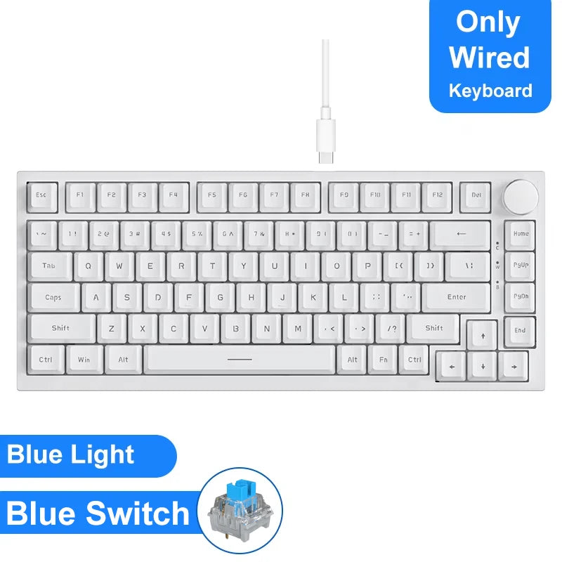 Ajazz AK820 Pro: 75% Mechanical Keyboard with TFT Smart Display