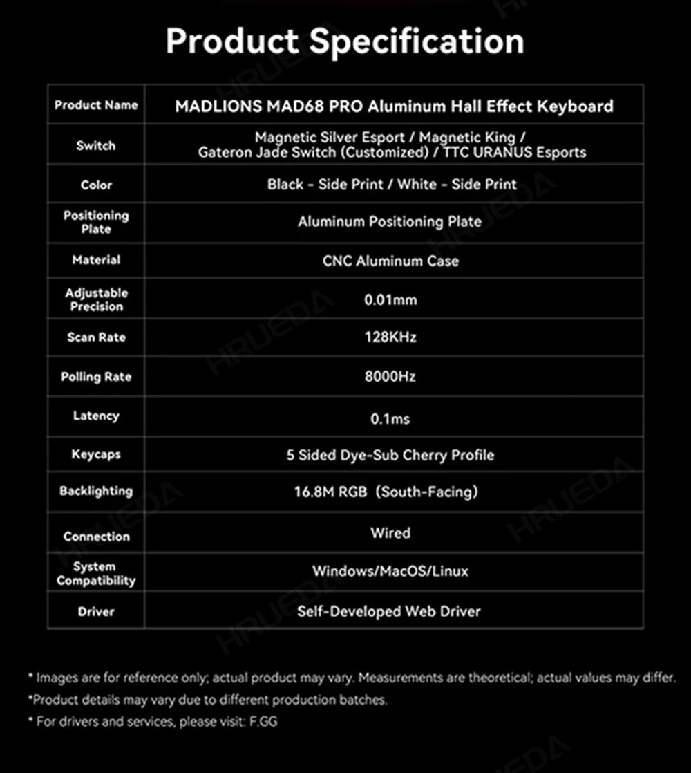 Mad 60HE Keyboard: 8K Hall Effect Magnetic Edition