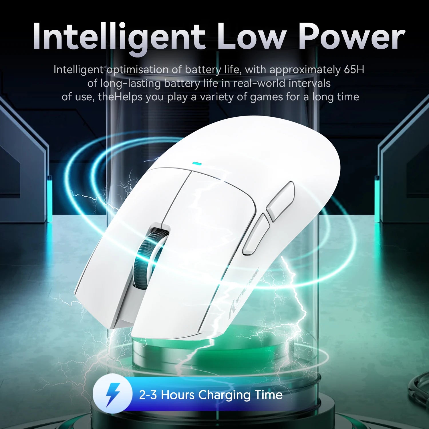 ATTACK SHARK X11SE Ultra-Light: 63g Wireless Gaming Mouse (22K DPI)