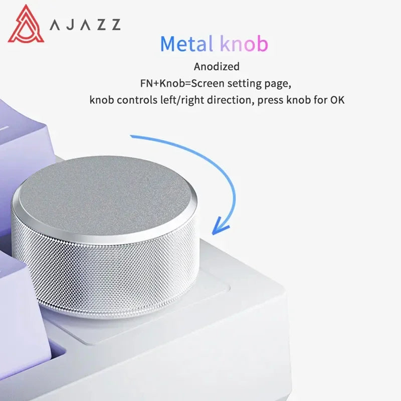Ajazz AK820 Pro: 75% Mechanical Keyboard with TFT Smart Display