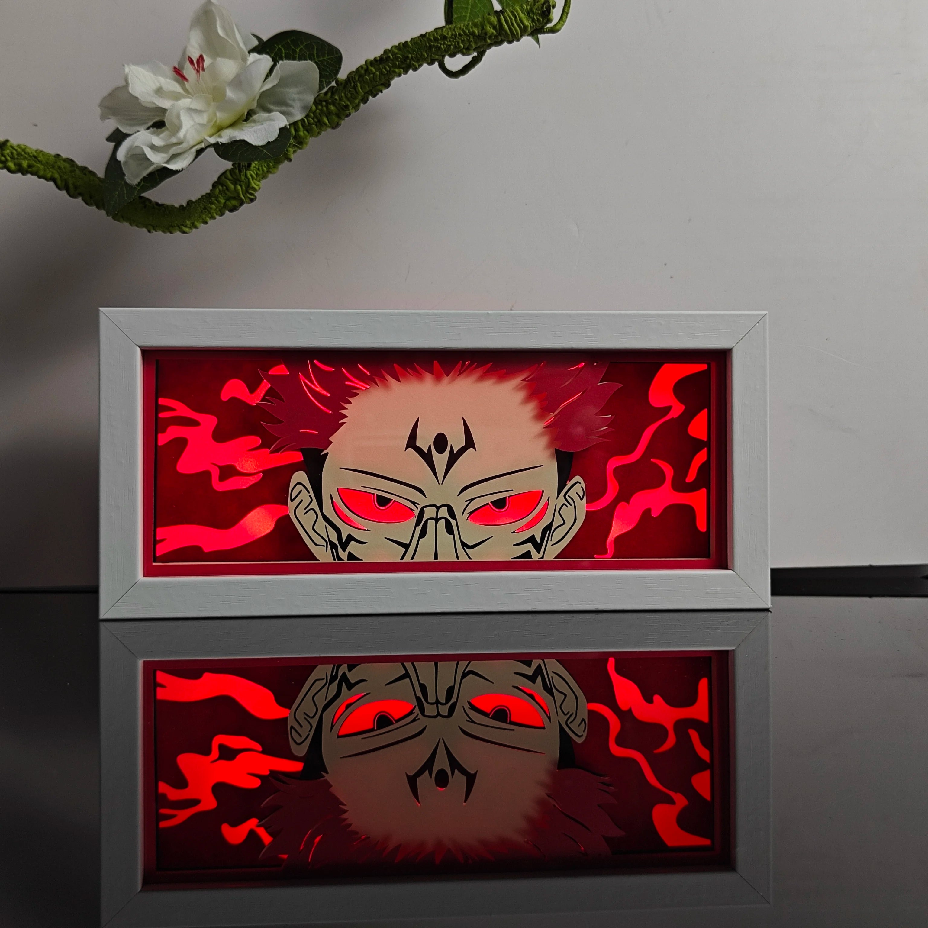 3D Anime Paper-Cut Shadow Lamp | Multi-Color Remote Night Light