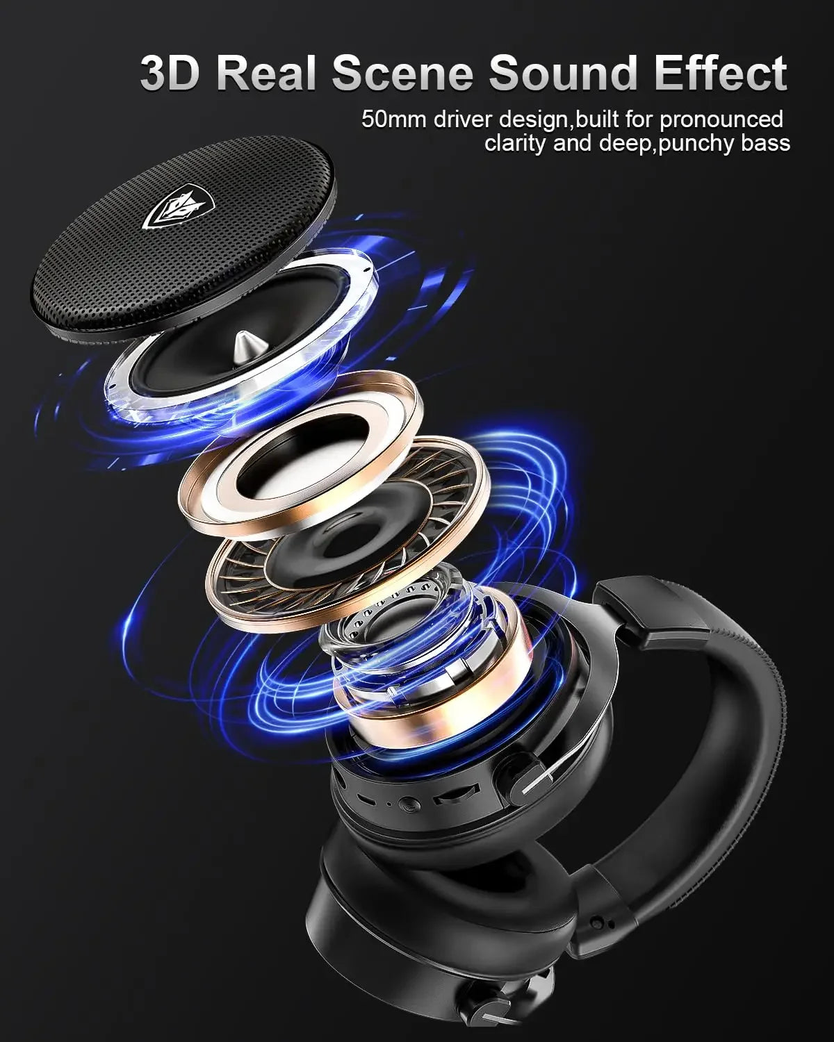 NUBWO G07 | Ultra-Low Latency 2.4GHz Wireless Gaming Headset