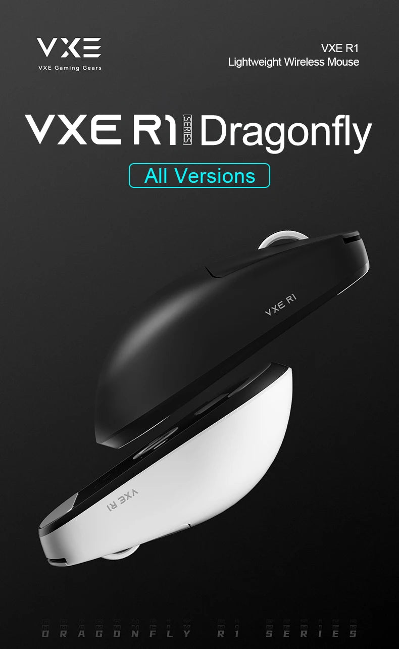 ATK VXE Dragonfly R1 – Pro MAX Edition | Ultra-Lightweight Gaming Mouse