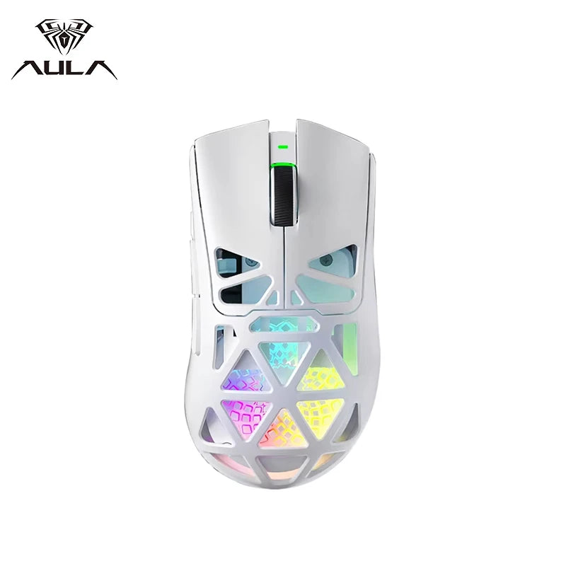 AULA SC620 – Mouse Gamer Wireless | Fire Button & RGB Lighting Effects